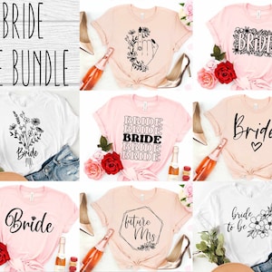 Braut SVG Bundle Design - Braut Bundle SVG-Datei für Cricut - Hochzeits-Shirt SVG Bundle - Bride to be - Ring svg - Digital Download