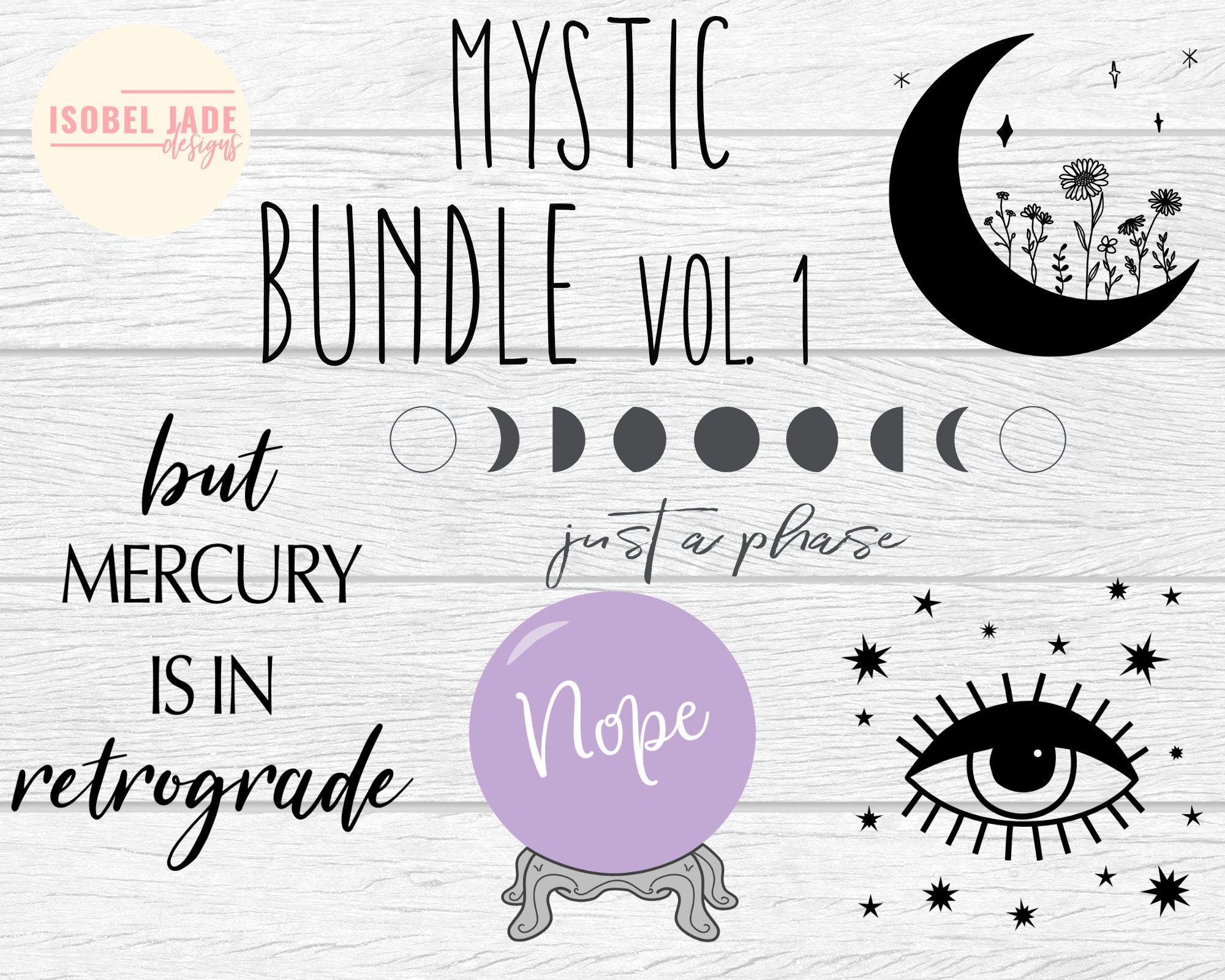 Download Mystic Svg Bundle Big Bundle Svg File For Cricut Mystical Svg Digital Download