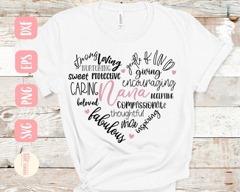 Download Best Nana svg Nana svg Shirt I love my grandkids svg heart | Etsy
