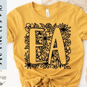 EA Flower SVG: Executive Assistant Floral Design (Digital Download)