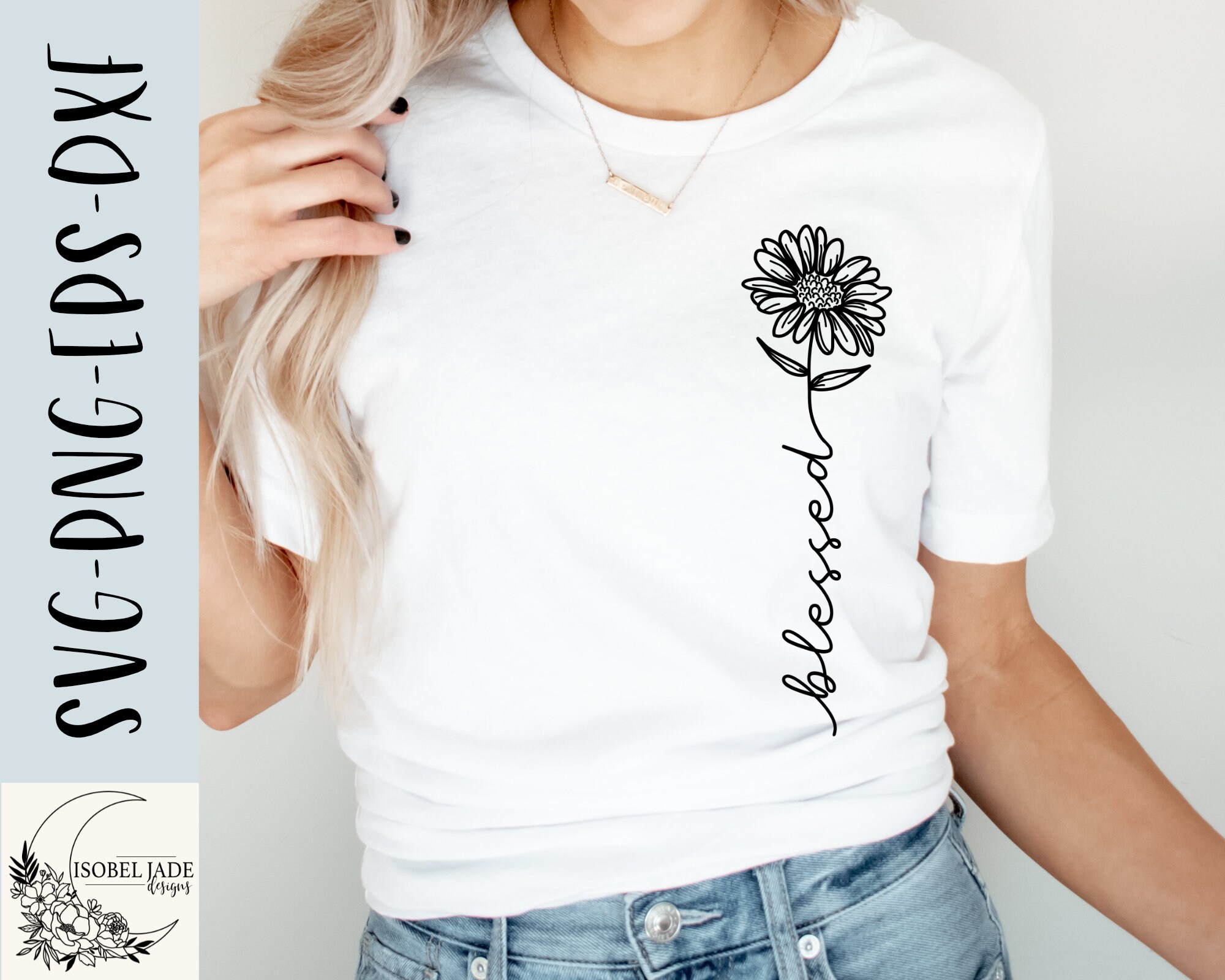 Flower T-shirt, Flower SVG