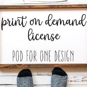 Erweiterte POD kommerzielle Lizenz für One SVG Design