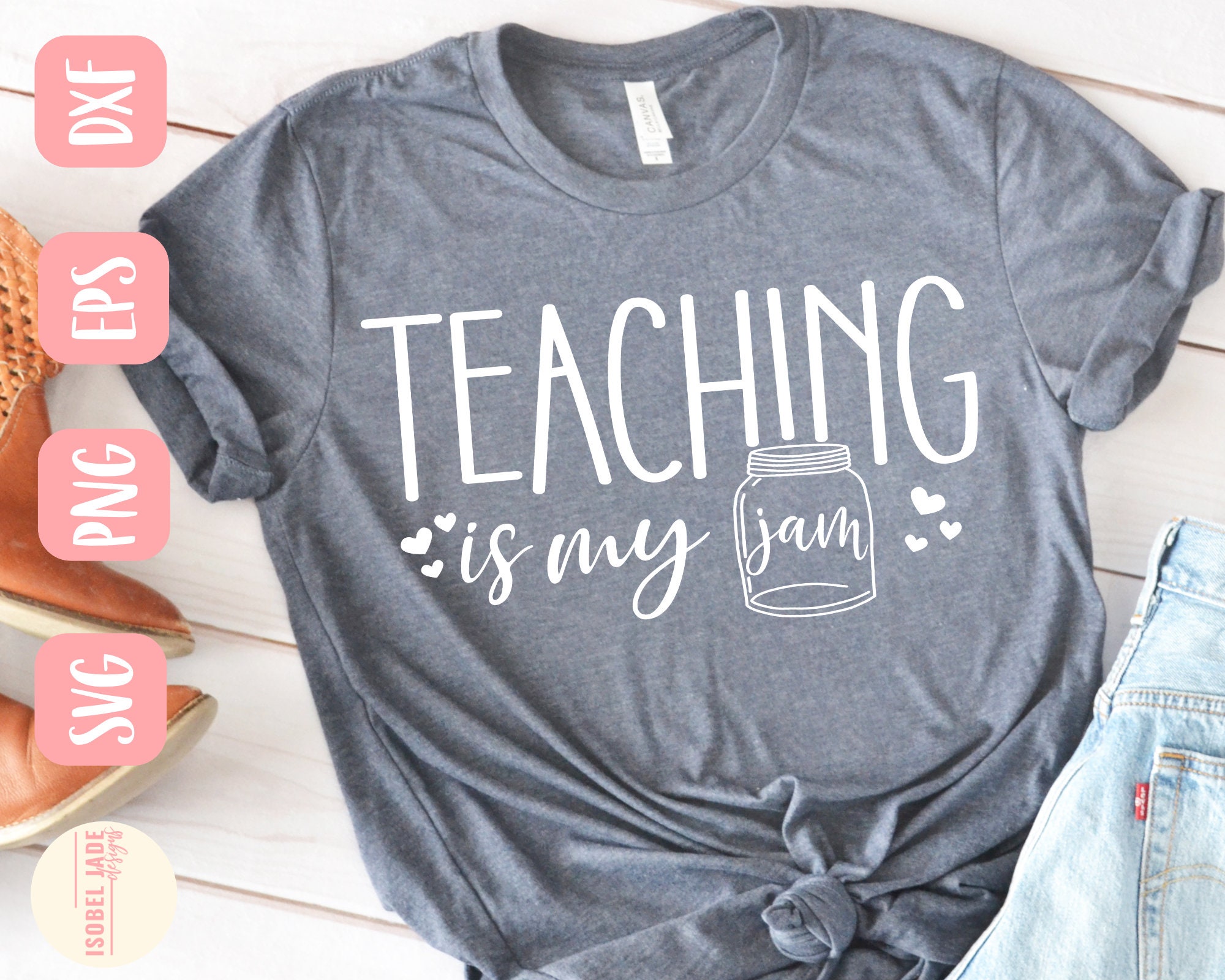 Download Teacher svg Teaching is my jam svg Teacher shirt svg Funny | Etsy