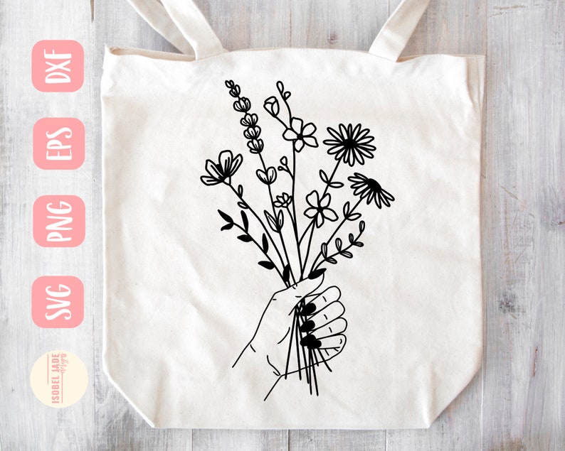 Download Wild flowers Bundle svg Wildflower svg Flower svg Line | Etsy