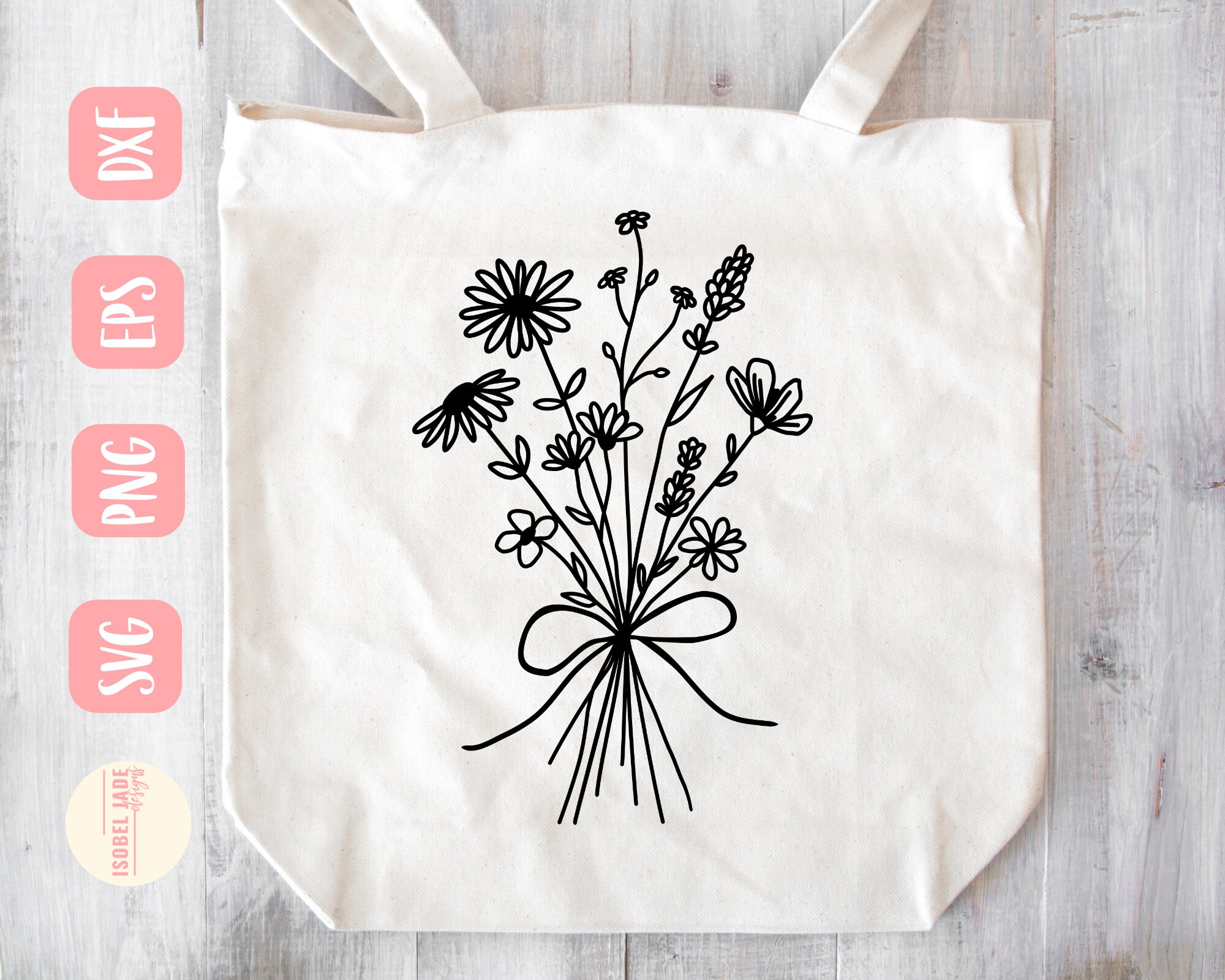 Free Free 152 Wild Flower Bouquet Svg SVG PNG EPS DXF File