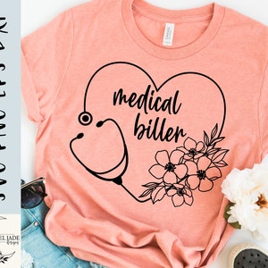 Medizinische Biller SVG, Stethoskop svg, medizinische Biller Stethoskop svg, Shirt, medizinische Biller Herz svg, PNG, EPS, Dxf, Cricut