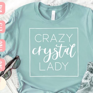 Crazy Crystal Lady SVG Crystal SVG File for Cricut Funny - Etsy