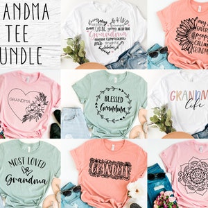 Oma SVG Bundle Design - Oma Bundle SVG-Datei für Cricut - Oma Shirt SVG Bundle - Muttertag Digital Download