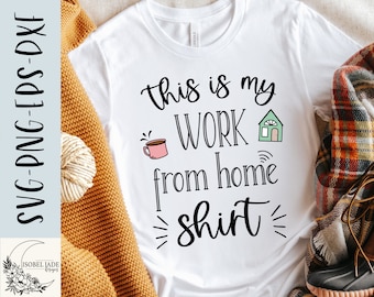Work From Home Shirt SVG: Funny Introvert Design (Digital Download)