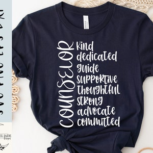 SVG-ontwerp counselor: therapeutshirtbestand (digitale download)