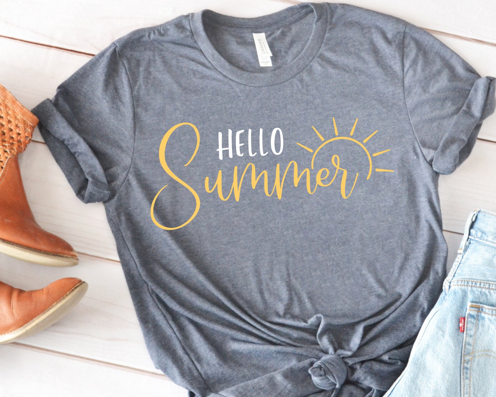 Summer SVG Bundle Beach shirt SVG for Cricut Summer tee | Etsy