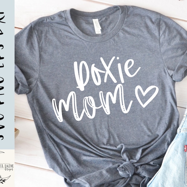Doxie mom SVG design - Doxie SVG file for Cricut - Dog mom SVG - Dachshund svg - Dog shirt svg - Digital Download
