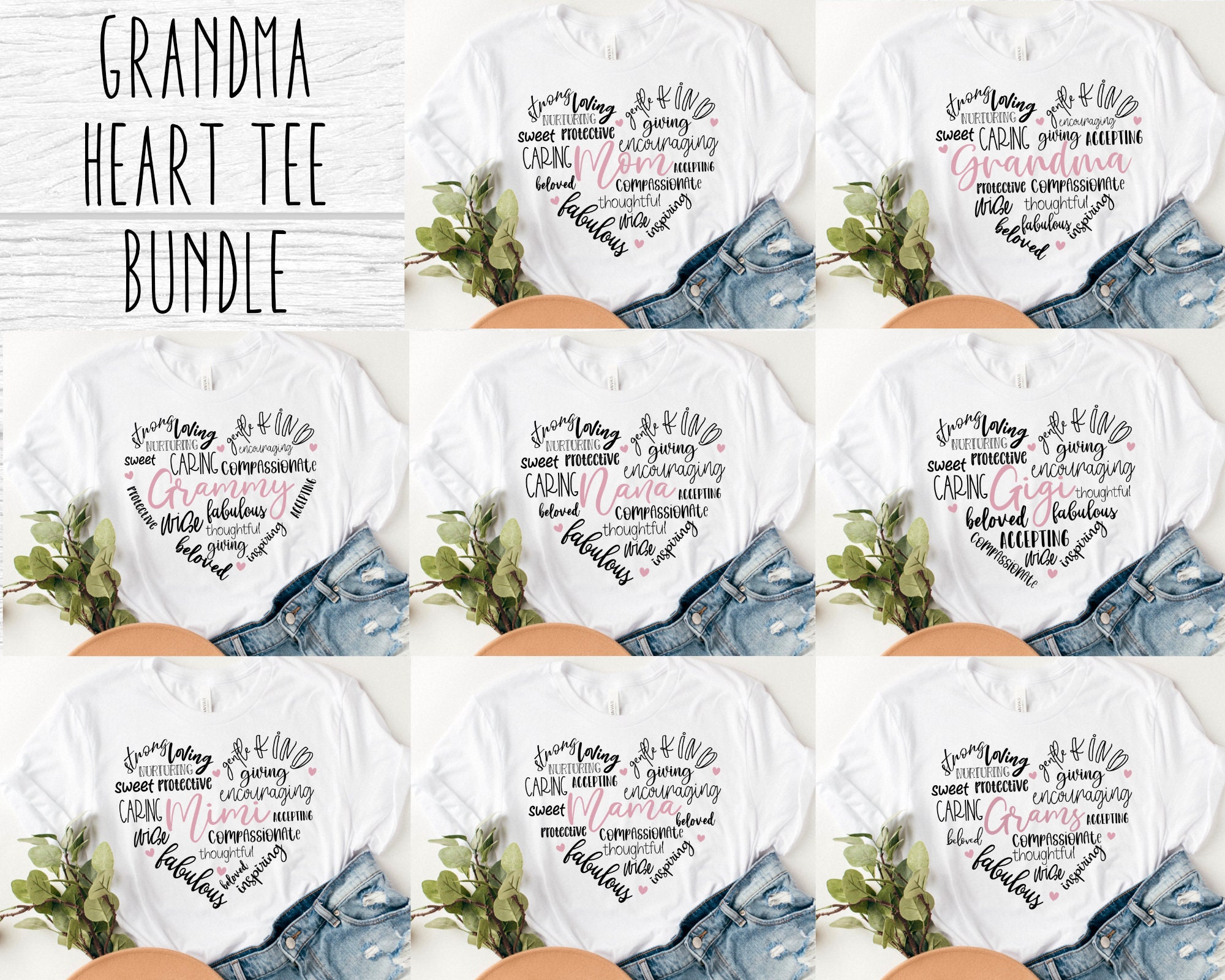 Download Grandma Heart Svg Bundle Design Mama Heart Bundle Svg File For Cricut Mother S Day Svg Bundle Mothers Day Digital Download
