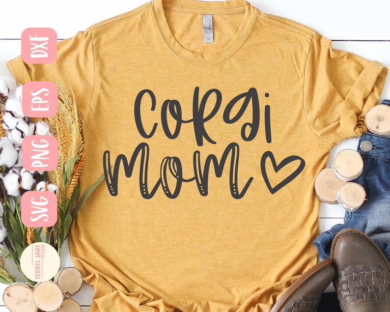 Download Corgi mom SVG design Corgi SVG file for Cricut Dog mom | Etsy