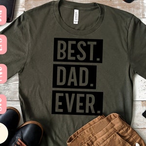 Best Dad Ever SVG Design Dad Shirt SVG File for Cricut - Etsy