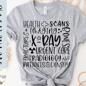Röntgentechnicus Subway Art SVG: Radiology Life, Rad Tech Cut-bestand (digitale download)