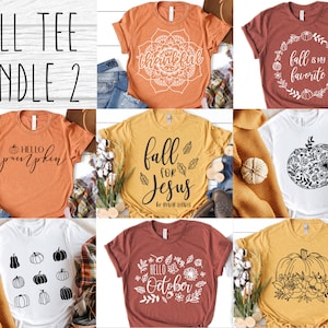 Fall SVG Bundle - Fall SVG for Cricut - Fall tee SVG bundle - Digital Download