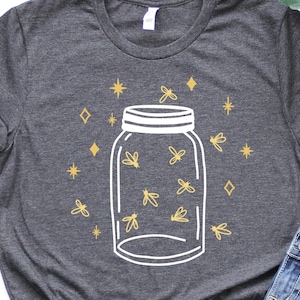 Mason Jar Fireflies SVG: Summer Nights Design (Digital Download)