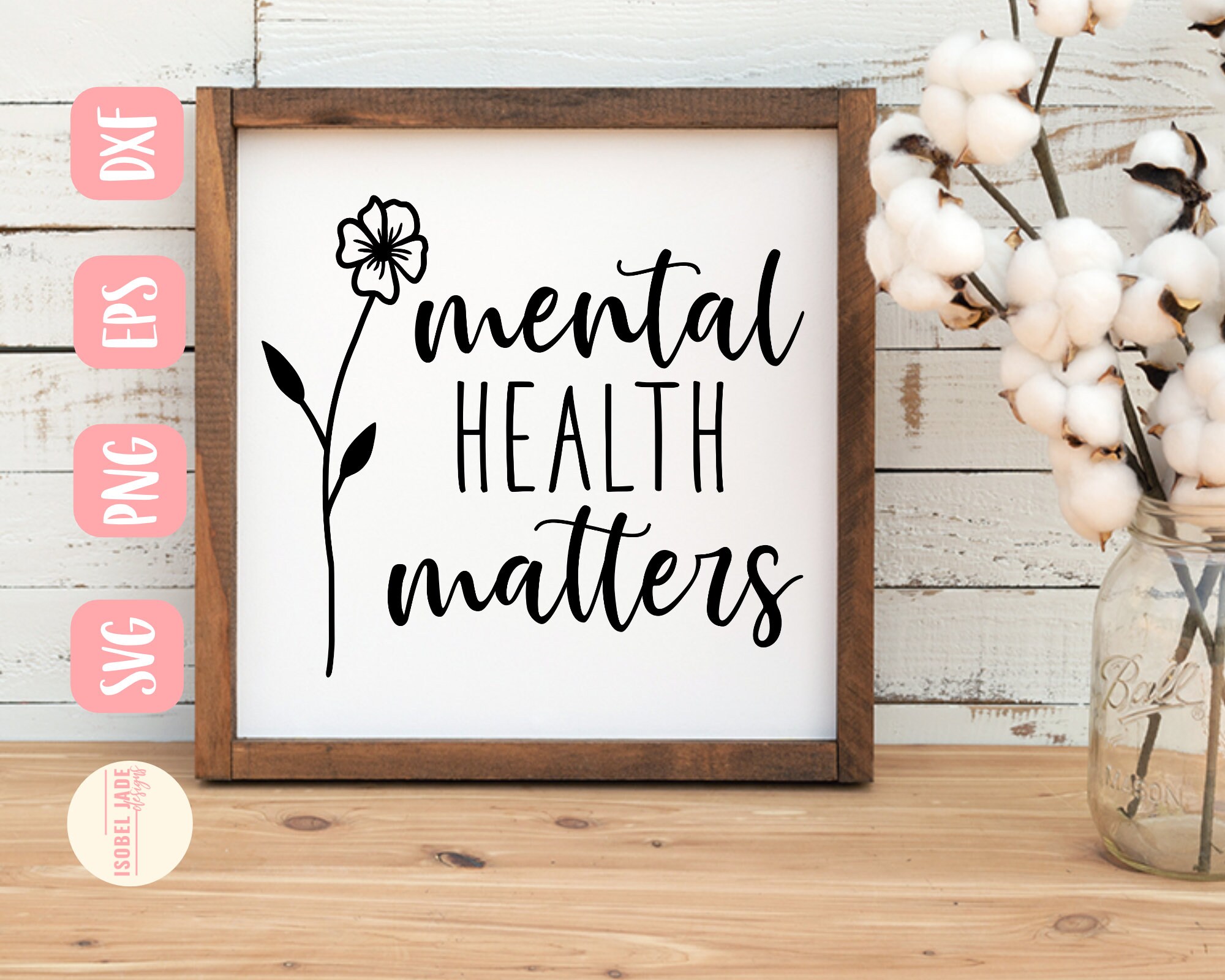 Mental Health Matters Svg, Self Love Svg, Are U Okay Svg, Love Svg, You ...