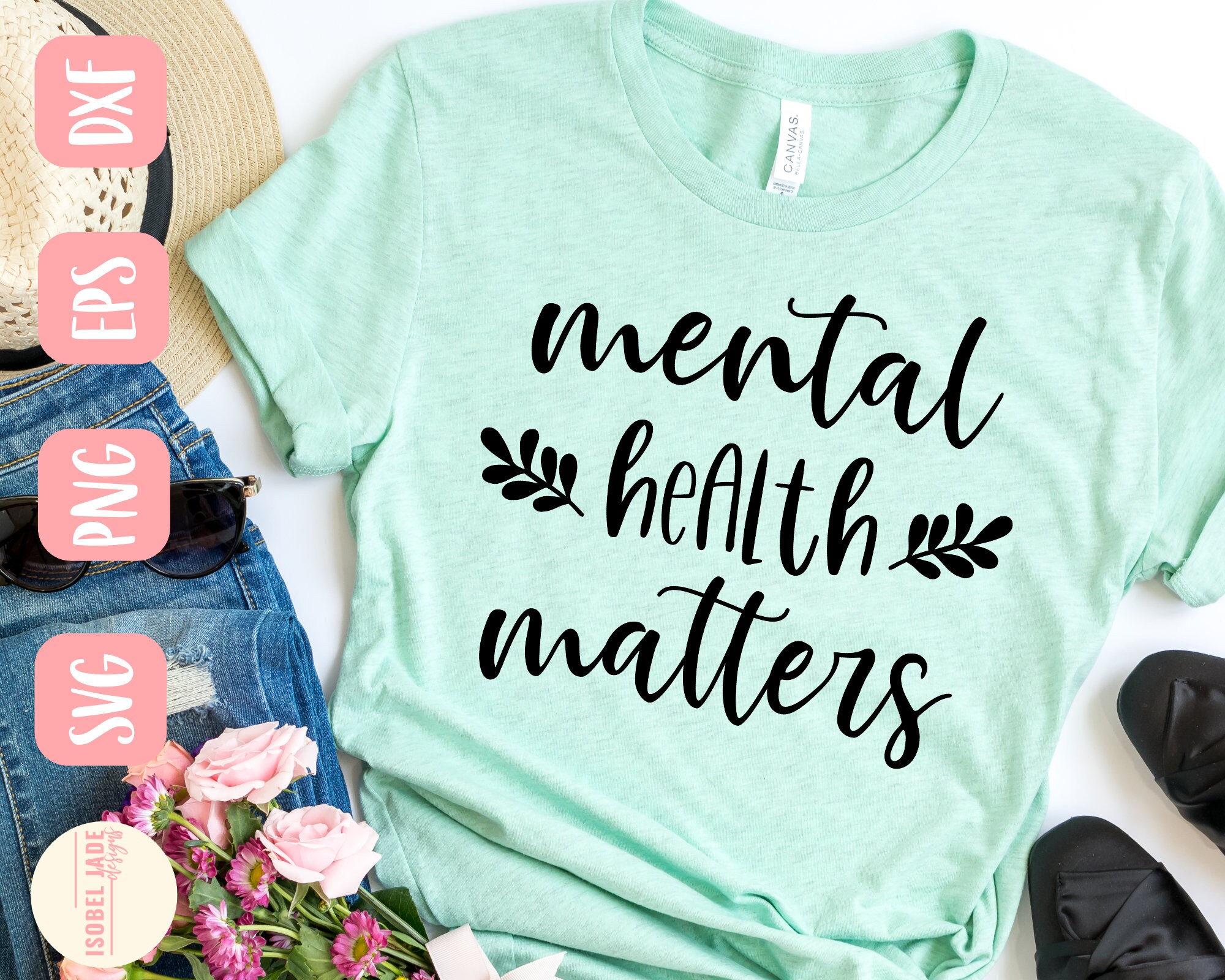 Mental Health Matters Svg, Self Love Svg, Are U Okay Svg, Love Svg, You ...