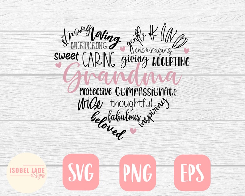 Download Best Grandma SVG design Grandma SVG file for Cricut | Etsy