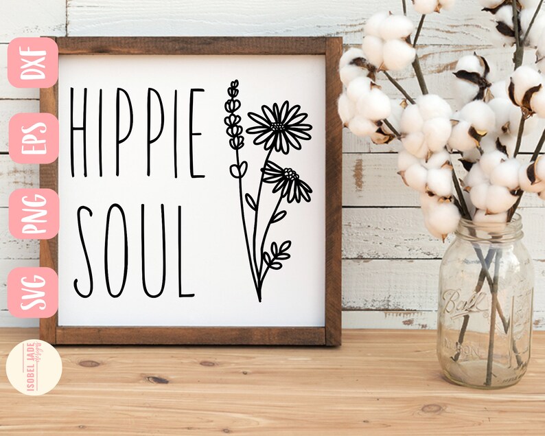 Download Hippie soul svg Stay wild svg Wild flower svg flower ...