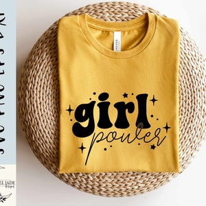 Girl Power SVG Design - Positivity SVG für Cricut - You go girl SVG - Digitaler Download