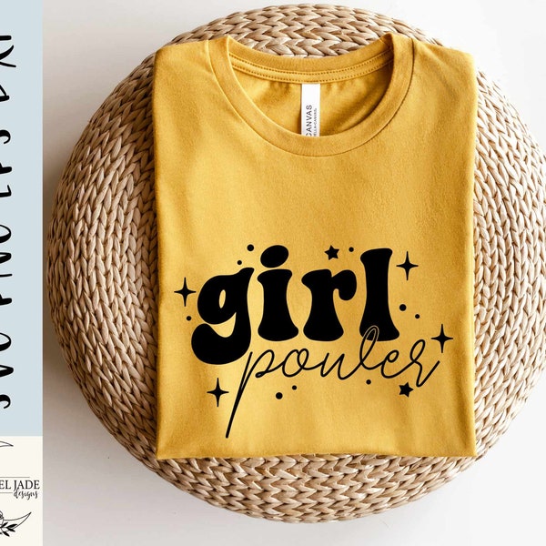 Girl power SVG design - Positivity SVG for Cricut - You go girl SVG - Digital Download