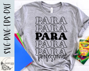 Para Professional SVG: Schul-Shirt Design (Digitaler Download)