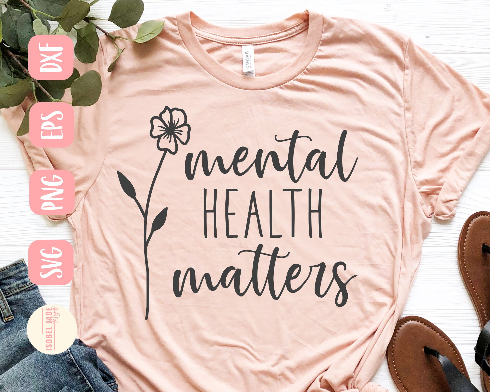 Mental Health Matters Svg, Self Love Svg, Are U Okay Svg, Love Svg, You ...