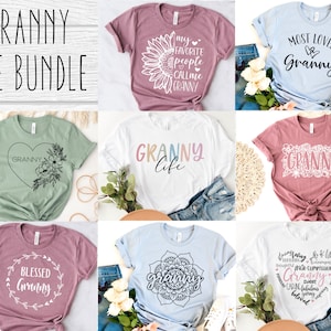 Granny SVG bundle design - Granny Bundle SVG file for Cricut - Granny shirt SVG bundle - Mothers Day Digital Download
