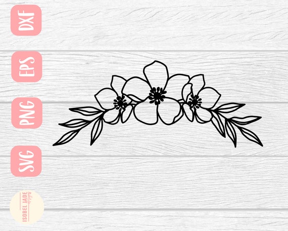 Free Free 204 Cricut Simple Flower Svg SVG PNG EPS DXF File
