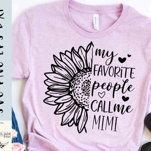 Mimi Sunflower SVG: Grandma Shirt Design (Digital Download)