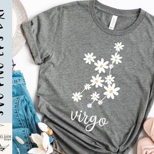 Maagd sterrenbeeld svg, madeliefje svg, maagd svg, horoscoop svg, dierenriem svg, SVG, DXF, eps, dxf, direct downloaden, Cricut