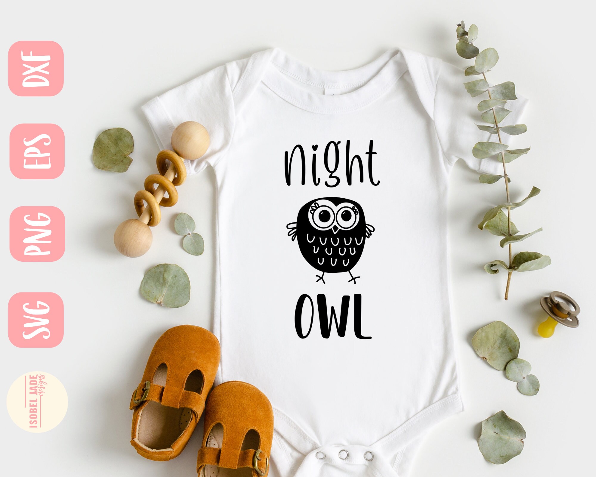 Download Night Owl Svg Owl Svg Baby Svg Shirt Cute Svg Newborn Svg Svg Png Eps Dxf Instant Download Cricut