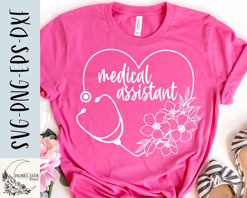 Medical Assistant SVG Stethoscope Svg Medical Assistant | Etsy