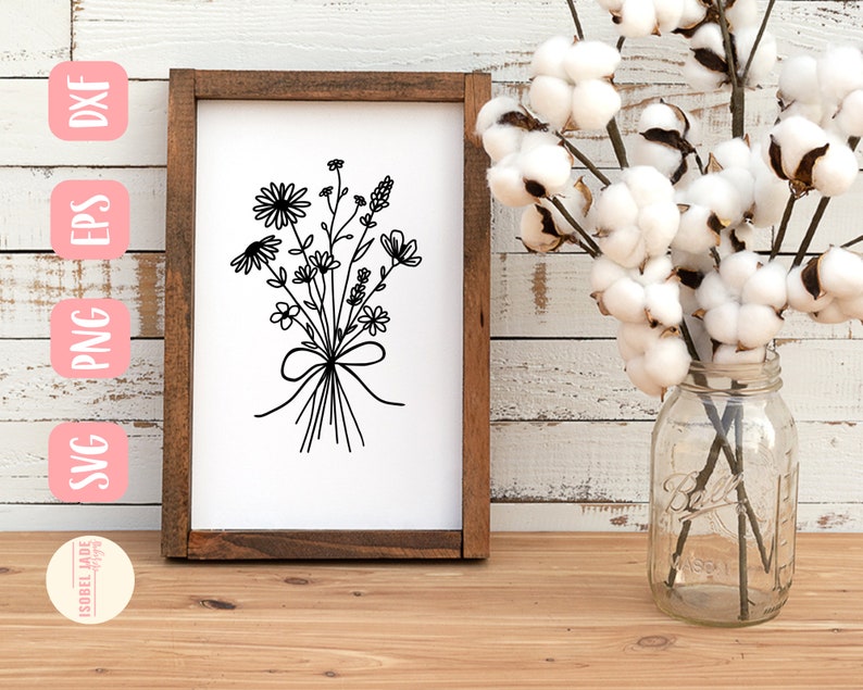 Free Free 90 Wildflower Bouquet Svg Free SVG PNG EPS DXF File