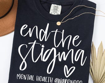 End the stigma svg, Mental health svg, are u okay svg, Ribbon svg, You matter svg, Shirt svg, SVG, PNG, EPS, Dxf, Cricut