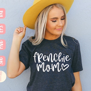 Frenchie Mom SVG: French Bulldog Design (Digital Download)