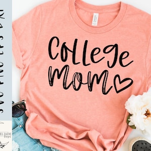 College Mama SVG Design - College-Shirt SVG-Datei für Cricut - College Mama SVG - eps, dxf, png, digitaler Download