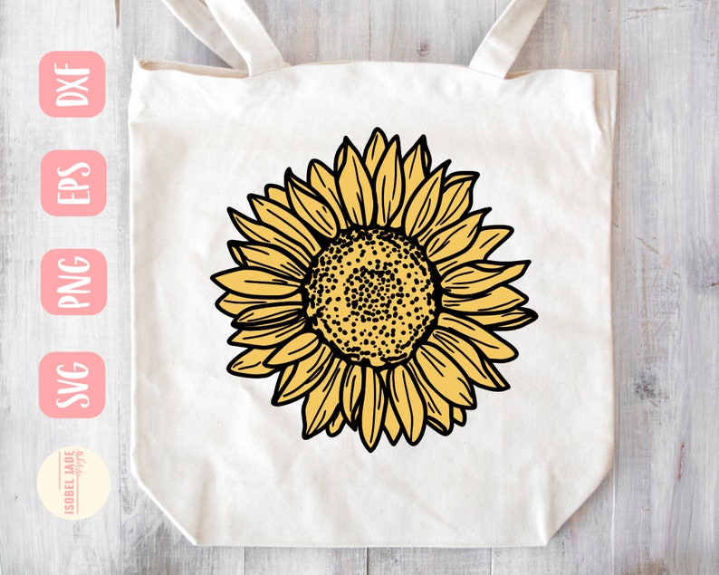 Download Sunflower SVG design Flower SVG file for Cricut Flower | Etsy