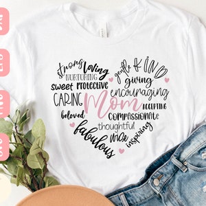 Mama Herz svg, Mama svg, Shirt, Mama svg, Herz svg, Mutter svg, Muttertags svg, Typografie svg, SVG, PNG, EPS, Dxf, Download, Cricut