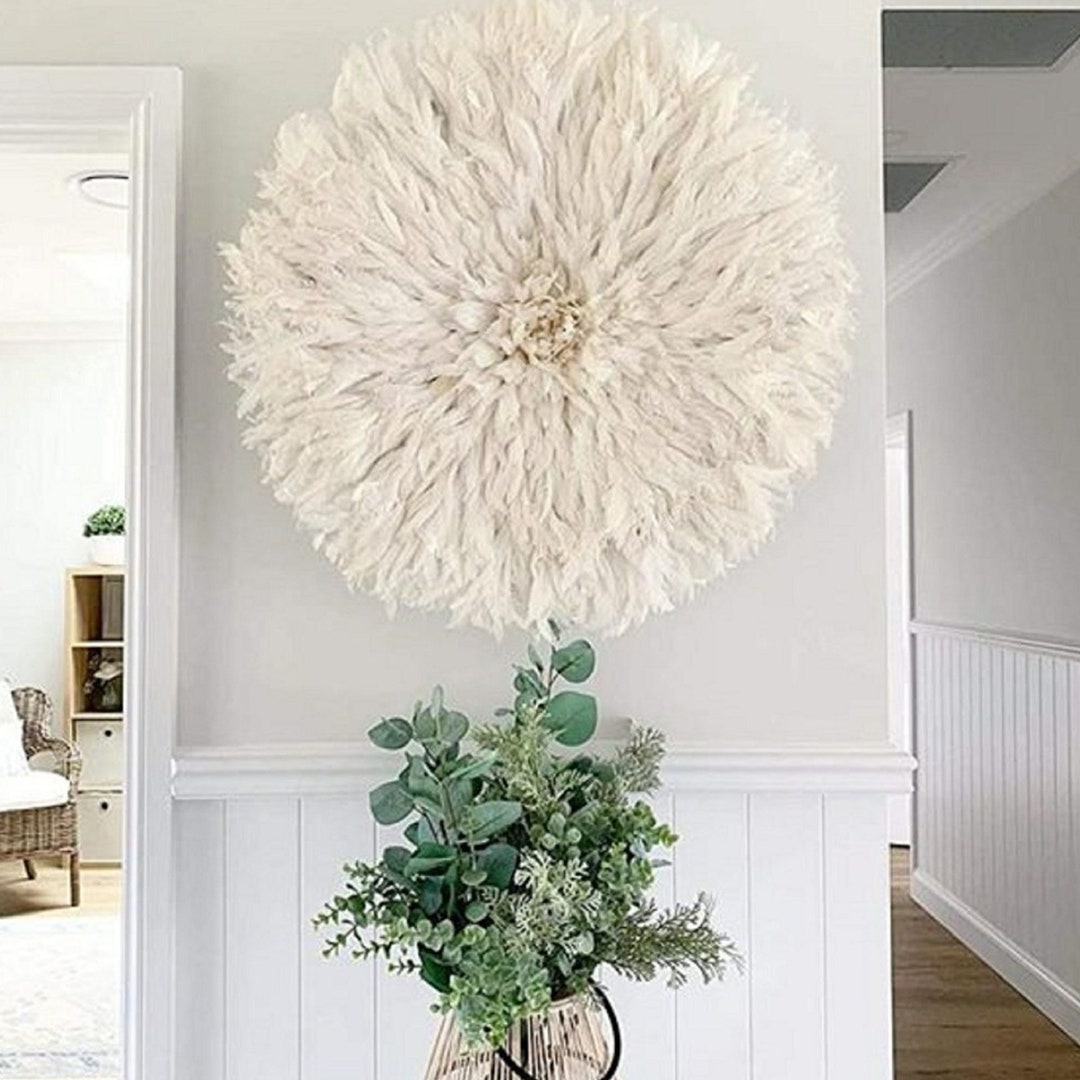 White Juju Hat Ivory Juju Hat African Juju Hat Juju Wall Boho Room