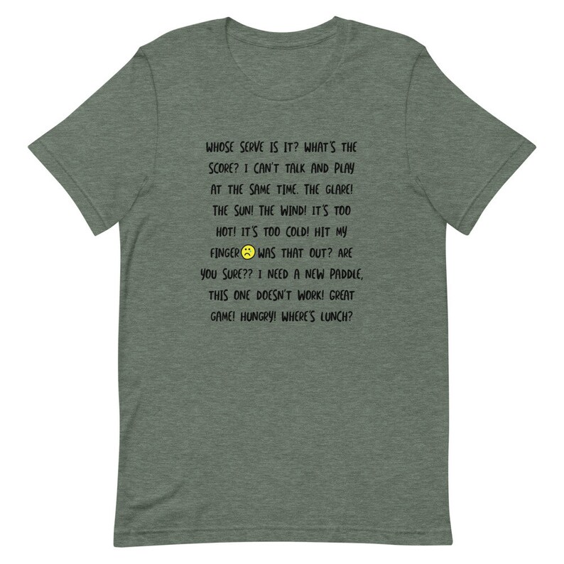 Funny Pickleball Talk and Phrases Unisex Tshirt, Pickleball Gifts