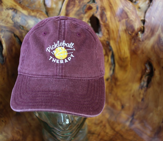 Funny Pickleball Hat - Pickleball is My Therapy Vintage Cap