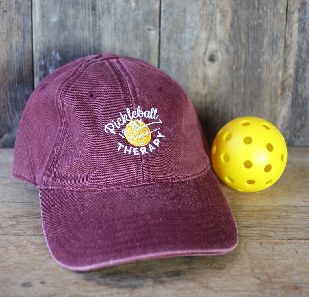 Funny Pickleball Hat Pickleball is My Therapy Vintage Cap Etsy