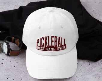 Pickleball Hat - Pickleball Best Game Ever Baseball Hat
