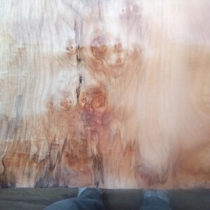 1 Figured ,spaulted,maple Slice 25
