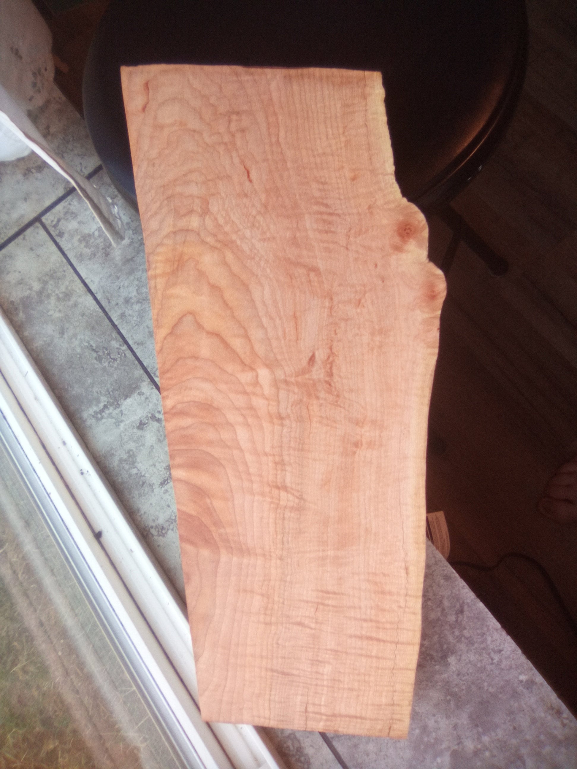1 Figured Maple Slice 16