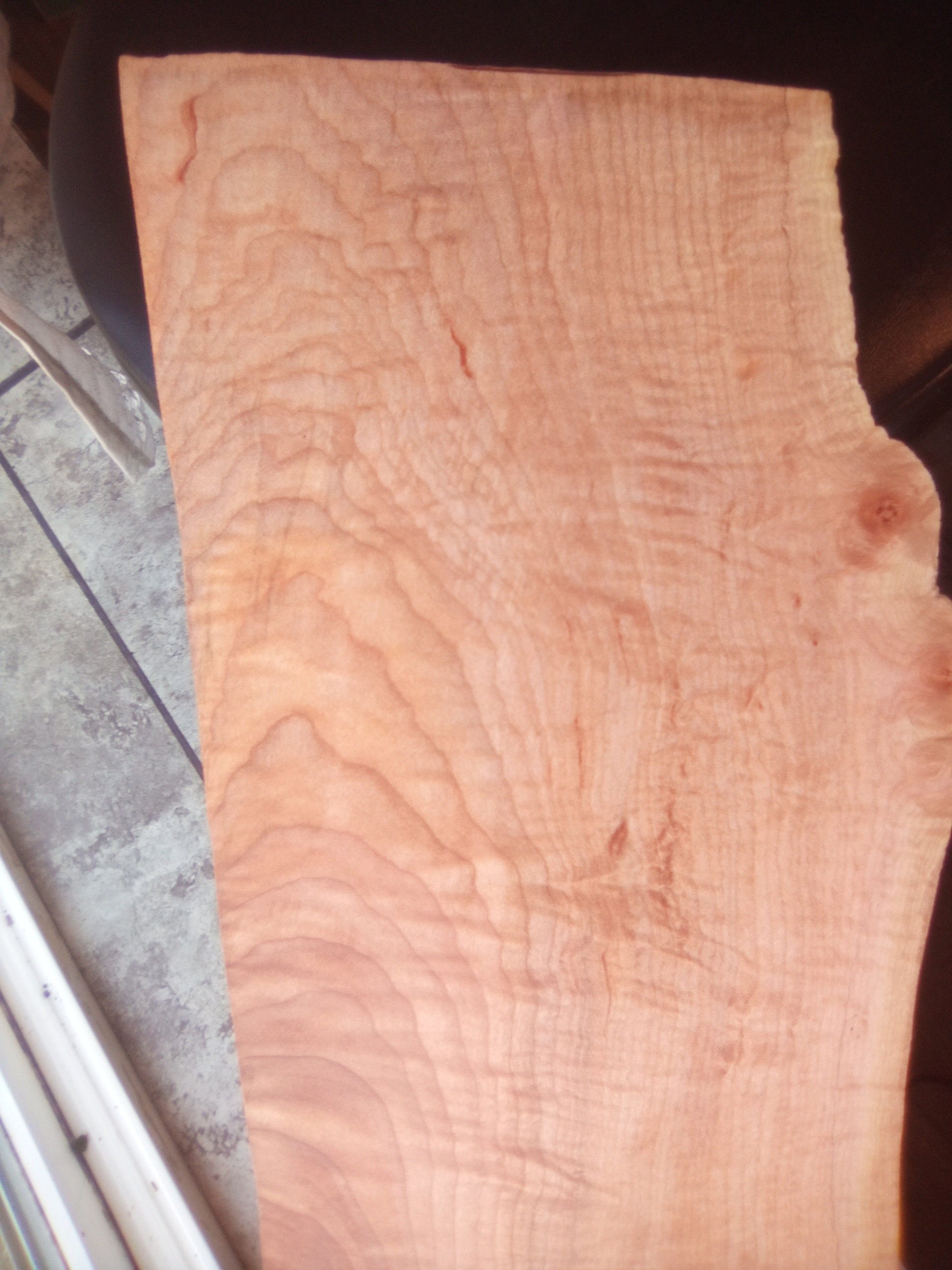 1 Figured Maple Slice 16